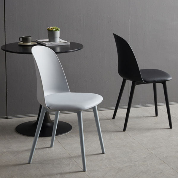 PU Leather Side Chair Contemporary Style Dining Chair for Indoor Clearhalo 'Dining Chairs' 'Dining Tables & Seating' 'dining_chair' 'furn' 'furn_dining_chair' 'Furniture' 'furniture_dining_chair' 'Kitchen & Dining Furniture' 5082198
