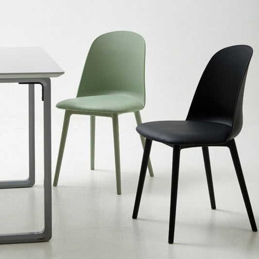 PU Leather Side Chair Contemporary Style Dining Chair for Indoor Clearhalo 'Dining Chairs' 'Dining Tables & Seating' 'dining_chair' 'furn' 'furn_dining_chair' 'Furniture' 'furniture_dining_chair' 'Kitchen & Dining Furniture' 5082199