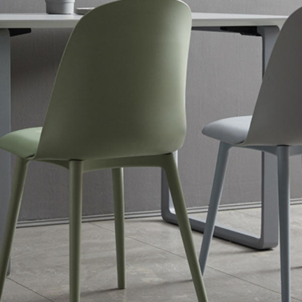 PU Leather Side Chair Contemporary Style Dining Chair for Indoor Clearhalo 'Dining Chairs' 'Dining Tables & Seating' 'dining_chair' 'furn' 'furn_dining_chair' 'Furniture' 'furniture_dining_chair' 'Kitchen & Dining Furniture' 5082209