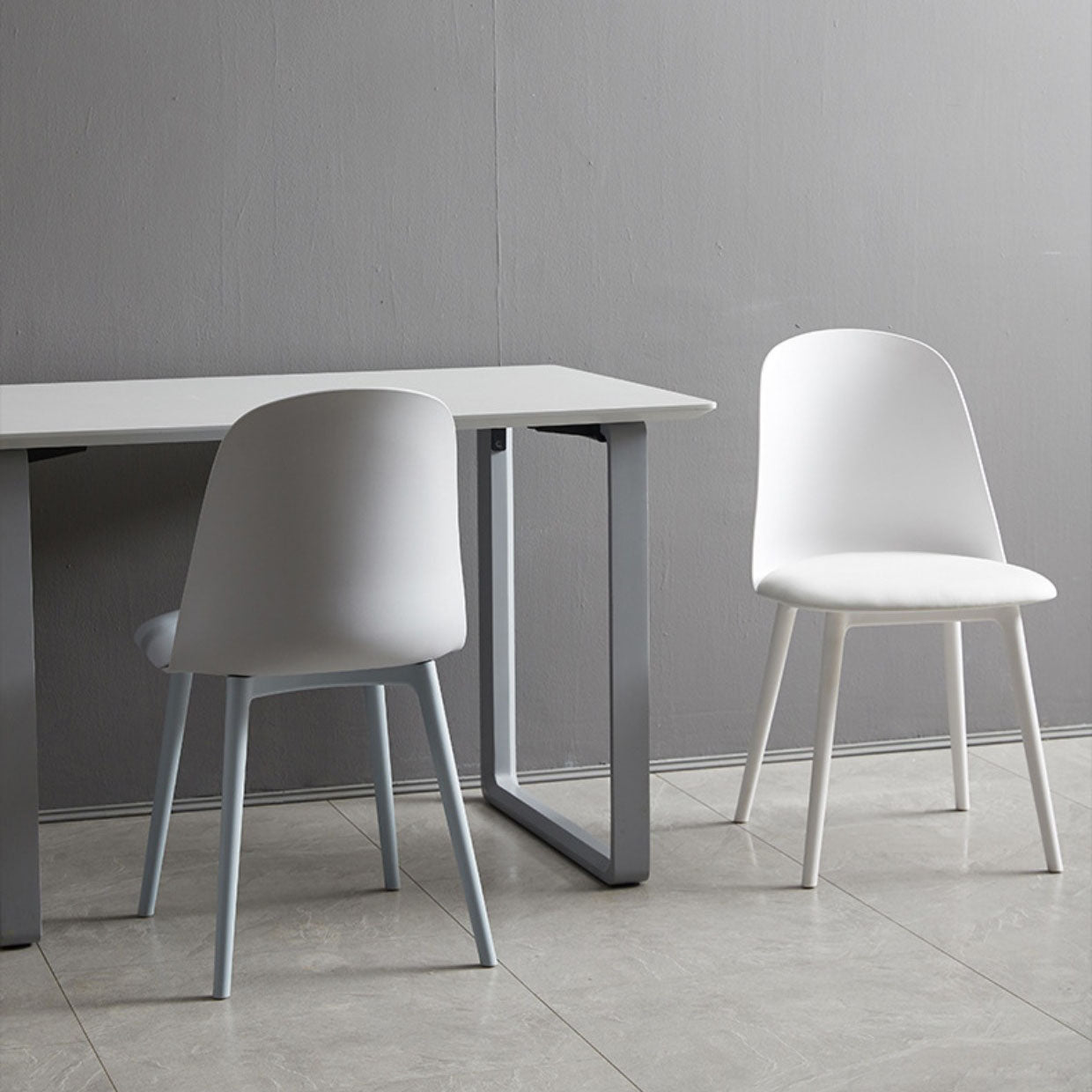 PU Leather Side Chair Contemporary Style Dining Chair for Indoor Clearhalo 'Dining Chairs' 'Dining Tables & Seating' 'dining_chair' 'furn' 'furn_dining_chair' 'Furniture' 'furniture_dining_chair' 'Kitchen & Dining Furniture' 5082222