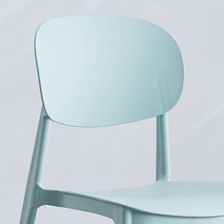 Plastic Contemporary Side Chair Open Back Kitchen Dining Room Chair Clearhalo 'Dining Chairs' 'Dining Tables & Seating' 'dining_chair' 'furn' 'furn_dining_chair' 'Furniture' 'furniture_dining_chair' 'Kitchen & Dining Furniture' 5082235