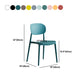 Plastic Contemporary Side Chair Open Back Kitchen Dining Room Chair Clearhalo 'Dining Chairs' 'Dining Tables & Seating' 'dining_chair' 'furn' 'furn_dining_chair' 'Furniture' 'furniture_dining_chair' 'Kitchen & Dining Furniture' 5082251