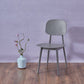 Contemporary Open Back Chair Plastic Dining Side Chair for Home Grey 1 Piece Clearhalo 'Dining Chairs' 'Dining Tables & Seating' 'dining_chair' 'furn' 'furn_dining_chair' 'Furniture' 'furniture_dining_chair' 'Kitchen & Dining Furniture' 5082254
