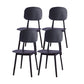 Contemporary Open Back Chair Plastic Dining Side Chair for Home Black 4 Piece Set Clearhalo 'Dining Chairs' 'Dining Tables & Seating' 'dining_chair' 'furn' 'furn_dining_chair' 'Furniture' 'furniture_dining_chair' 'Kitchen & Dining Furniture' 5082259