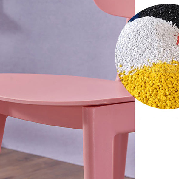 Contemporary Open Back Chair Plastic Dining Side Chair for Home Clearhalo 'Dining Chairs' 'Dining Tables & Seating' 'dining_chair' 'furn' 'furn_dining_chair' 'Furniture' 'furniture_dining_chair' 'Kitchen & Dining Furniture' 5082269
