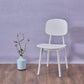 Contemporary Open Back Chair Plastic Dining Side Chair for Home White 1 Piece Clearhalo 'Dining Chairs' 'Dining Tables & Seating' 'dining_chair' 'furn' 'furn_dining_chair' 'Furniture' 'furniture_dining_chair' 'Kitchen & Dining Furniture' 5082270
