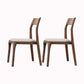 Contemporary Side Dining Chairs Solid Wood Dining Chairs for Dining Room Walnut White 2 Piece Set Clearhalo 'Dining Chairs' 'Dining Tables & Seating' 'dining_chair' 'furn' 'furn_dining_chair' 'Furniture' 'furniture_dining_chair' 'Kitchen & Dining Furniture' 5082306