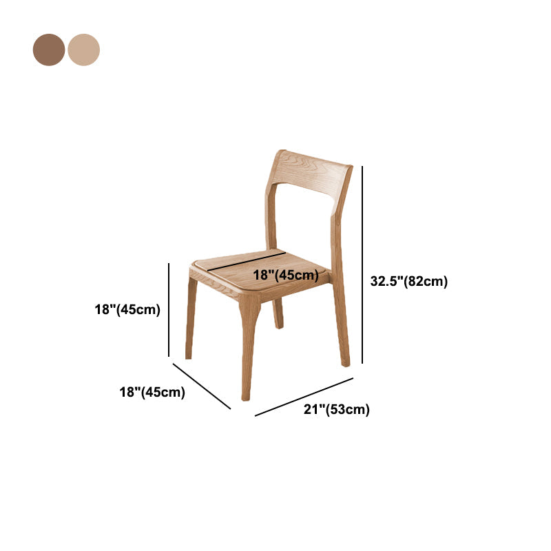 Contemporary Side Dining Chairs Solid Wood Dining Chairs for Dining Room Clearhalo 'Dining Chairs' 'Dining Tables & Seating' 'dining_chair' 'furn' 'furn_dining_chair' 'Furniture' 'furniture_dining_chair' 'Kitchen & Dining Furniture' 5082324