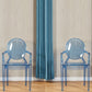 Modern Style Dining Armchair Plastic King Louis Back Arm Chair Blue 2 Piece Set Clearhalo 'Dining Chairs' 'Dining Tables & Seating' 'dining_chair' 'furn' 'furn_dining_chair' 'Furniture' 'furniture_dining_chair' 'Kitchen & Dining Furniture' 5082349