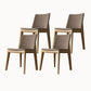 Armless Kitchen Side Chairs Modern Ash Wood Dining Chairs for Dining Room Khaki 4 Piece Set Natural Wood Clearhalo 'Dining Chairs' 'Dining Tables & Seating' 'dining_chair' 'furn' 'furn_dining_chair' 'Furniture' 'furniture_dining_chair' 'Kitchen & Dining Furniture' 5082447