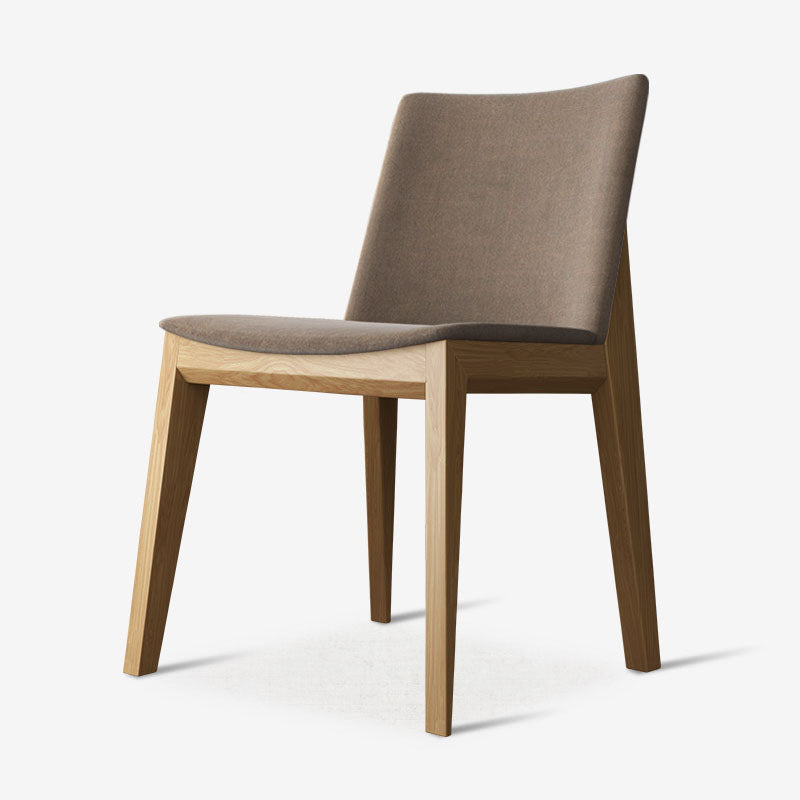 Armless Kitchen Side Chairs Modern Ash Wood Dining Chairs for Dining Room Clearhalo 'Dining Chairs' 'Dining Tables & Seating' 'dining_chair' 'furn' 'furn_dining_chair' 'Furniture' 'furniture_dining_chair' 'Kitchen & Dining Furniture' 5082452
