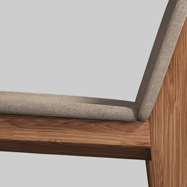 Armless Kitchen Side Chairs Modern Ash Wood Dining Chairs for Dining Room Clearhalo 'Dining Chairs' 'Dining Tables & Seating' 'dining_chair' 'furn' 'furn_dining_chair' 'Furniture' 'furniture_dining_chair' 'Kitchen & Dining Furniture' 5082458