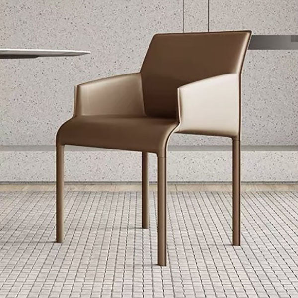 Dining Chairs Faux Leather Modern Side Chairs for Dining Room Coffee 1 Piece Clearhalo 'Dining Chairs' 'Dining Tables & Seating' 'dining_chair' 'furn' 'furn_dining_chair' 'Furniture' 'furniture_dining_chair' 'Kitchen & Dining Furniture' 5082484