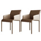 Dining Chairs Faux Leather Modern Side Chairs for Dining Room Coffee 2 Piece Set Clearhalo 'Dining Chairs' 'Dining Tables & Seating' 'dining_chair' 'furn' 'furn_dining_chair' 'Furniture' 'furniture_dining_chair' 'Kitchen & Dining Furniture' 5082486