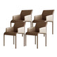 Dining Chairs Faux Leather Modern Side Chairs for Dining Room Coffee 4 Piece Set Clearhalo 'Dining Chairs' 'Dining Tables & Seating' 'dining_chair' 'furn' 'furn_dining_chair' 'Furniture' 'furniture_dining_chair' 'Kitchen & Dining Furniture' 5082487