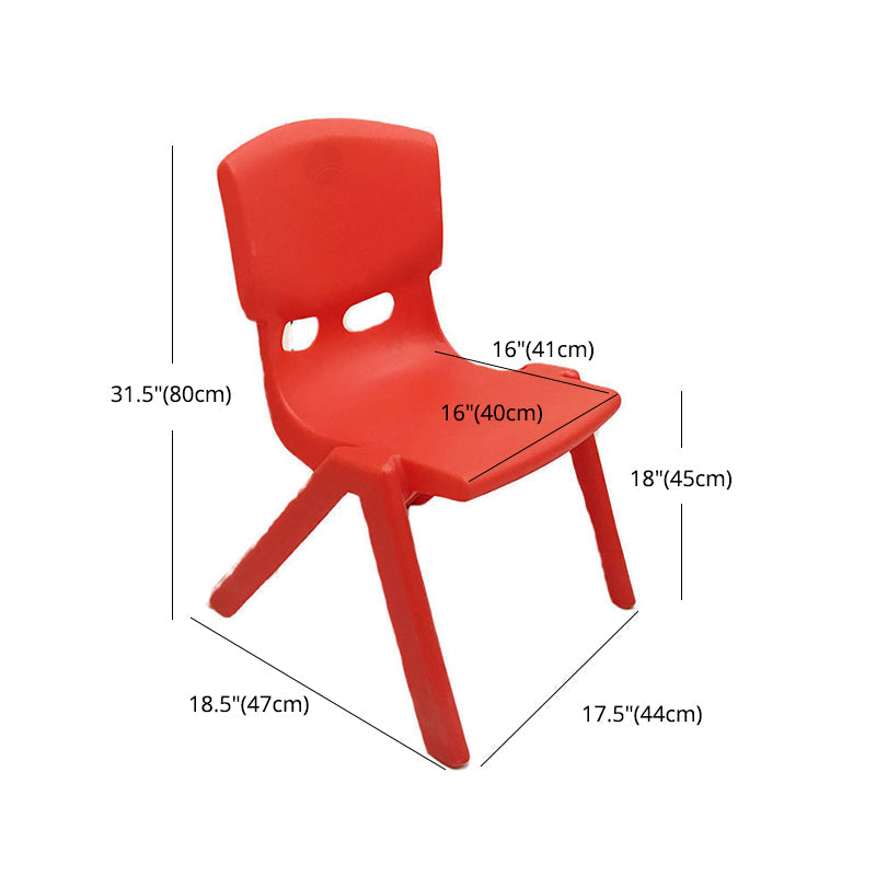 Contemporary Plastic Armless Chair Open Back Kitchen Dining Room Chair Clearhalo 'Dining Chairs' 'Dining Tables & Seating' 'dining_chair' 'furn' 'furn_dining_chair' 'Furniture' 'furniture_dining_chair' 'Kitchen & Dining Furniture' 5082534