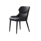 Dining Room Side Chairs Modern Faux Leather Kitchen Chair for Home Black 1 Piece Clearhalo 'Dining Chairs' 'Dining Tables & Seating' 'dining_chair' 'furn' 'furn_dining_chair' 'Furniture' 'furniture_dining_chair' 'Kitchen & Dining Furniture' 5082536