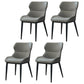 Dining Room Side Chairs Modern Faux Leather Kitchen Chair for Home Grey 4 Piece Set Clearhalo 'Dining Chairs' 'Dining Tables & Seating' 'dining_chair' 'furn' 'furn_dining_chair' 'Furniture' 'furniture_dining_chair' 'Kitchen & Dining Furniture' 5082546
