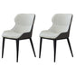Dining Room Side Chairs Modern Faux Leather Kitchen Chair for Home White 2 Piece Set Clearhalo 'Dining Chairs' 'Dining Tables & Seating' 'dining_chair' 'furn' 'furn_dining_chair' 'Furniture' 'furniture_dining_chair' 'Kitchen & Dining Furniture' 5082549