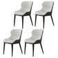 Dining Room Side Chairs Modern Faux Leather Kitchen Chair for Home White 4 Piece Set Clearhalo 'Dining Chairs' 'Dining Tables & Seating' 'dining_chair' 'furn' 'furn_dining_chair' 'Furniture' 'furniture_dining_chair' 'Kitchen & Dining Furniture' 5082552
