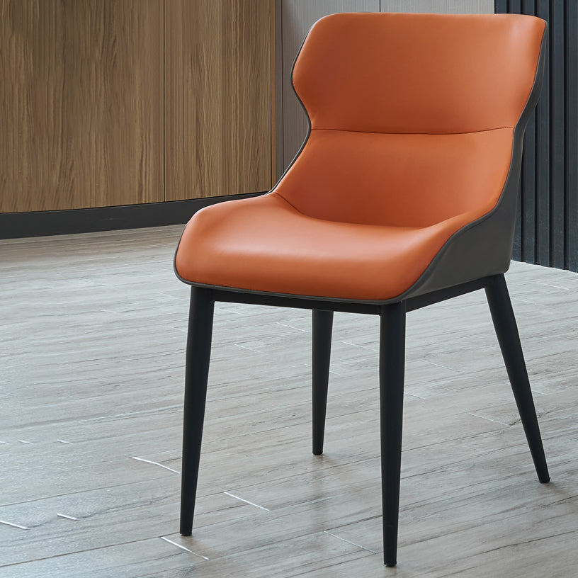 Dining Room Side Chairs Modern Faux Leather Kitchen Chair for Home Clearhalo 'Dining Chairs' 'Dining Tables & Seating' 'dining_chair' 'furn' 'furn_dining_chair' 'Furniture' 'furniture_dining_chair' 'Kitchen & Dining Furniture' 5082558