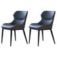 Dining Room Side Chairs Modern Faux Leather Kitchen Chair for Home Blue 2 Piece Set Clearhalo 'Dining Chairs' 'Dining Tables & Seating' 'dining_chair' 'furn' 'furn_dining_chair' 'Furniture' 'furniture_dining_chair' 'Kitchen & Dining Furniture' 5082560
