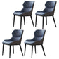 Dining Room Side Chairs Modern Faux Leather Kitchen Chair for Home Blue 4 Piece Set Clearhalo 'Dining Chairs' 'Dining Tables & Seating' 'dining_chair' 'furn' 'furn_dining_chair' 'Furniture' 'furniture_dining_chair' 'Kitchen & Dining Furniture' 5082561