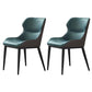 Dining Room Side Chairs Modern Faux Leather Kitchen Chair for Home Green 2 Piece Set Clearhalo 'Dining Chairs' 'Dining Tables & Seating' 'dining_chair' 'furn' 'furn_dining_chair' 'Furniture' 'furniture_dining_chair' 'Kitchen & Dining Furniture' 5082563
