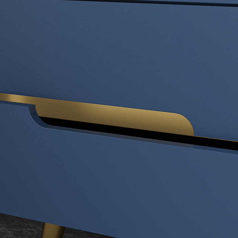 3-Drawer Engineered Wood Sideboard Modern Glass Doors Cabinets Credenza for Living Room Clearhalo 'buffet_sideboard' 'Buffets & Sideboards' 'furn' 'furn_buffet_sideboard' 'Furniture' 'furniture_buffet_sideboard' 'Kitchen & Dining Furniture' 5082626