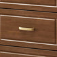 3-Drawer Rubber Wood Sideboard Glam Open Storage Credenza for Living Room Clearhalo 'buffet_sideboard' 'Buffets & Sideboards' 'furn' 'furn_buffet_sideboard' 'Furniture' 'furniture_buffet_sideboard' 'Kitchen & Dining Furniture' 5082699