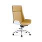 Modern Fixed Arms Managers Chair Height-adjustable Swivel Ergonomic Executive Chair Beige Casters Included Clearhalo 'furn' 'furn_office_chair' 'Furniture' 'furniture_office_chair' 'Office Chairs' 'Office Furniture' 'office_chair' 5082738