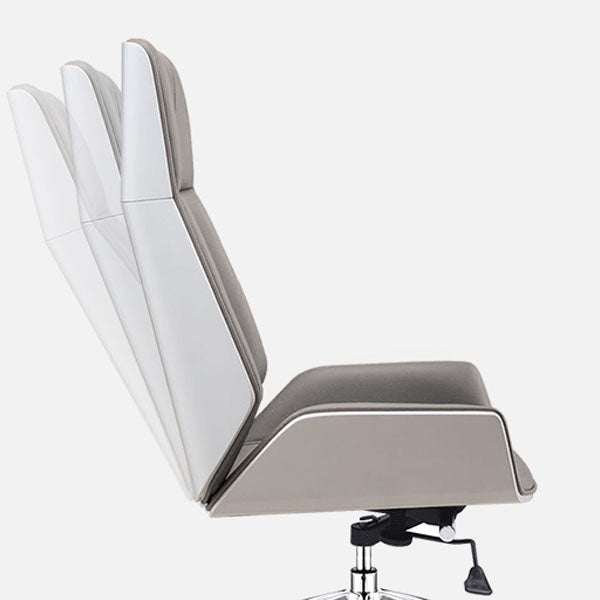 Modern Fixed Arms Managers Chair Height-adjustable Swivel Ergonomic Executive Chair Clearhalo 'furn' 'furn_office_chair' 'Furniture' 'furniture_office_chair' 'Office Chairs' 'Office Furniture' 'office_chair' 5082748