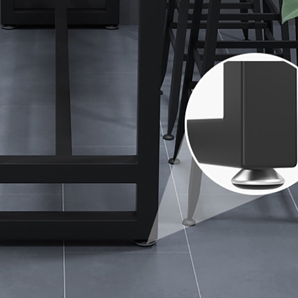 Pine Wood Bar Dining Table Industrial Rectangle Bar Table with Trestle Pedestal for Cafe Clearhalo 'Bar Furniture' 'Bar Tables' 'bar_tables' 'furn' 'furn_bar_tables' 'Furniture' 'furniture_bar_tables' 'Kitchen & Dining Furniture' 5085114