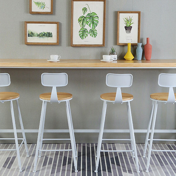 Pine Wood Bar Dining Table Modern Rectangle Bar Table with Trestle for Milk Tea Shop Clearhalo 'Bar Furniture' 'Bar Tables' 'bar_tables' 'furn' 'furn_bar_tables' 'Furniture' 'furniture_bar_tables' 'Kitchen & Dining Furniture' 5085165