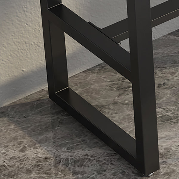 Pine Wood Bar Dining Table Modern Rectangle Bar Table with Trestle for Living Room Clearhalo 'Bar Furniture' 'Bar Tables' 'bar_tables' 'furn' 'furn_bar_tables' 'Furniture' 'furniture_bar_tables' 'Kitchen & Dining Furniture' 5085207