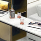 Indoor Event and Cocktail Table Industrial Marble Footrest Bar Height Table Clearhalo 'Bar Furniture' 'Bar Tables' 'bar_tables' 'furn' 'furn_bar_tables' 'Furniture' 'furniture_bar_tables' 'Kitchen & Dining Furniture' 5085273
