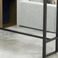 Indoor Event and Cocktail Table Industrial Marble Footrest Bar Height Table Clearhalo 'Bar Furniture' 'Bar Tables' 'bar_tables' 'furn' 'furn_bar_tables' 'Furniture' 'furniture_bar_tables' 'Kitchen & Dining Furniture' 5085274