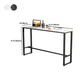 Indoor Event and Cocktail Table Industrial Marble Footrest Bar Height Table Clearhalo 'Bar Furniture' 'Bar Tables' 'bar_tables' 'furn' 'furn_bar_tables' 'Furniture' 'furniture_bar_tables' 'Kitchen & Dining Furniture' 5085277