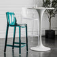 Pedestal Bar Wine Table Industrial Metal Round Pub Height Dining Table for Coffee Shop Clearhalo 'Bar Furniture' 'Bar Tables' 'bar_tables' 'furn' 'furn_bar_tables' 'Furniture' 'furniture_bar_tables' 'Kitchen & Dining Furniture' 5085299