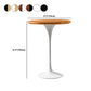 Pedestal Bar Wine Table Industrial Metal Round Pub Height Dining Table for Coffee Shop Clearhalo 'Bar Furniture' 'Bar Tables' 'bar_tables' 'furn' 'furn_bar_tables' 'Furniture' 'furniture_bar_tables' 'Kitchen & Dining Furniture' 5085321