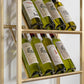Wine Rack Modern Bistro Bar Desk Stone Bar Height Indoor Cocktail Table Clearhalo 'Bar Furniture' 'Bar Tables' 'bar_tables' 'furn' 'furn_bar_tables' 'Furniture' 'furniture_bar_tables' 'Kitchen & Dining Furniture' 5085329