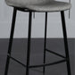 Scandinavian Footrest Reception Stool Matte Finish Faux Leather Barstool Clearhalo 'Bar Furniture' 'Bar Stools' 'bar_stools' 'Furniture' 'furniture_bar_stools' 'Kitchen & Dining Furniture' 5085356