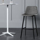 Scandinavian Footrest Reception Stool Matte Finish Faux Leather Barstool Clearhalo 'Bar Furniture' 'Bar Stools' 'bar_stools' 'Furniture' 'furniture_bar_stools' 'Kitchen & Dining Furniture' 5085357