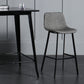 Scandinavian Footrest Reception Stool Matte Finish Faux Leather Barstool Clearhalo 'Bar Furniture' 'Bar Stools' 'bar_stools' 'Furniture' 'furniture_bar_stools' 'Kitchen & Dining Furniture' 5085361