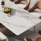 Luxury Sintered Stone Dining Set Rectangle 1/4/5/7/9 Pieces Dining Room Table Set Clearhalo 'Dining Room Sets' 'Dining Tables & Seating' 'dining_room_set' 'furn' 'furn_dining_room_set' 'Furniture' 'furniture_dining_room_set' 'Kitchen & Dining Furniture' 5085732