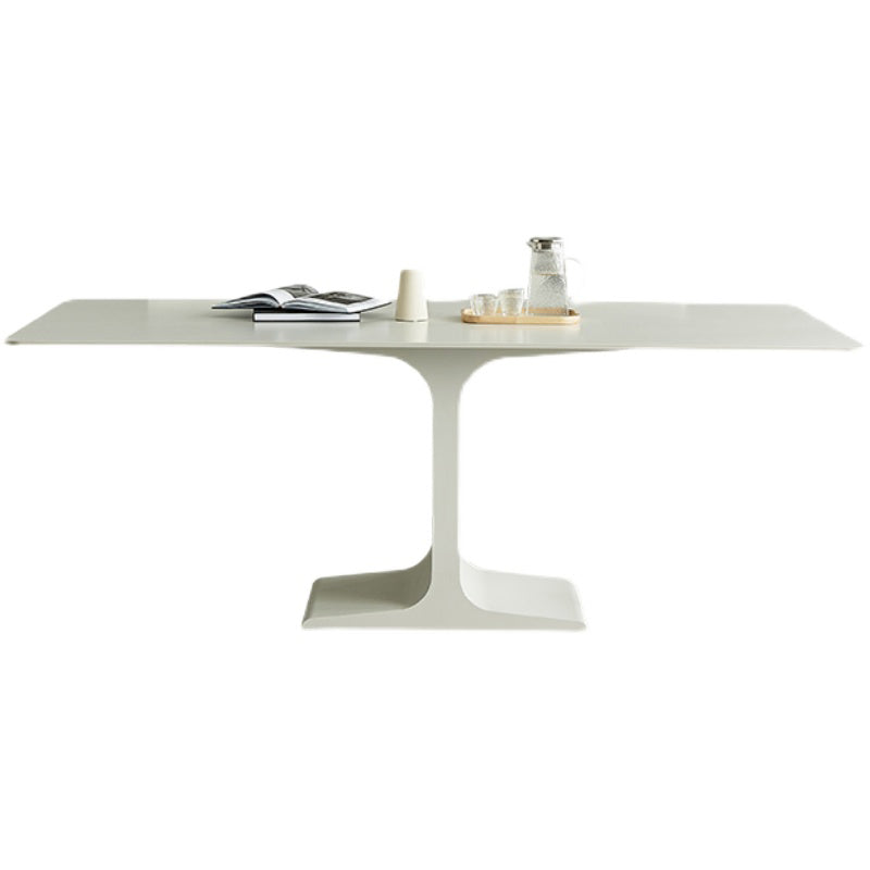 Modern Rectangle Stone Dining Table Set 1/4/5/7 Pieces Dining Set Clearhalo 'Dining Room Sets' 'Dining Tables & Seating' 'dining_room_set' 'furn' 'furn_dining_room_set' 'Furniture' 'furniture_dining_room_set' 'Kitchen & Dining Furniture' 5085745