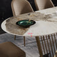 Glam Style Sintered Stone Dining Set 1/4/5/7 Pieces Dining Set Clearhalo 'Dining Room Sets' 'Dining Tables & Seating' 'dining_room_set' 'furn' 'furn_dining_room_set' 'Furniture' 'furniture_dining_room_set' 'Kitchen & Dining Furniture' 5085775