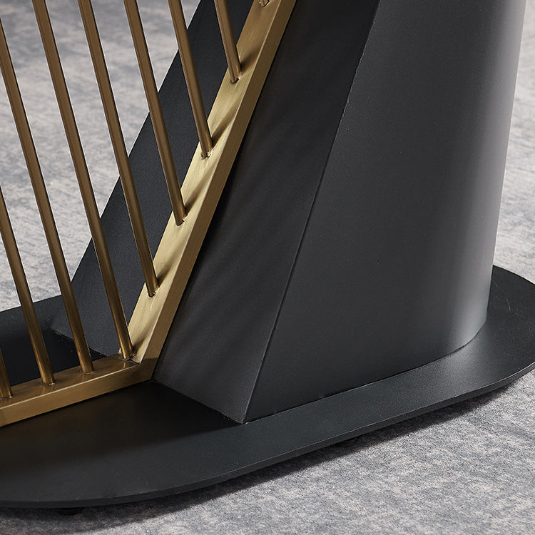 Glam Style Sintered Stone Dining Set 1/4/5/7 Pieces Dining Set Clearhalo 'Dining Room Sets' 'Dining Tables & Seating' 'dining_room_set' 'furn' 'furn_dining_room_set' 'Furniture' 'furniture_dining_room_set' 'Kitchen & Dining Furniture' 5085777