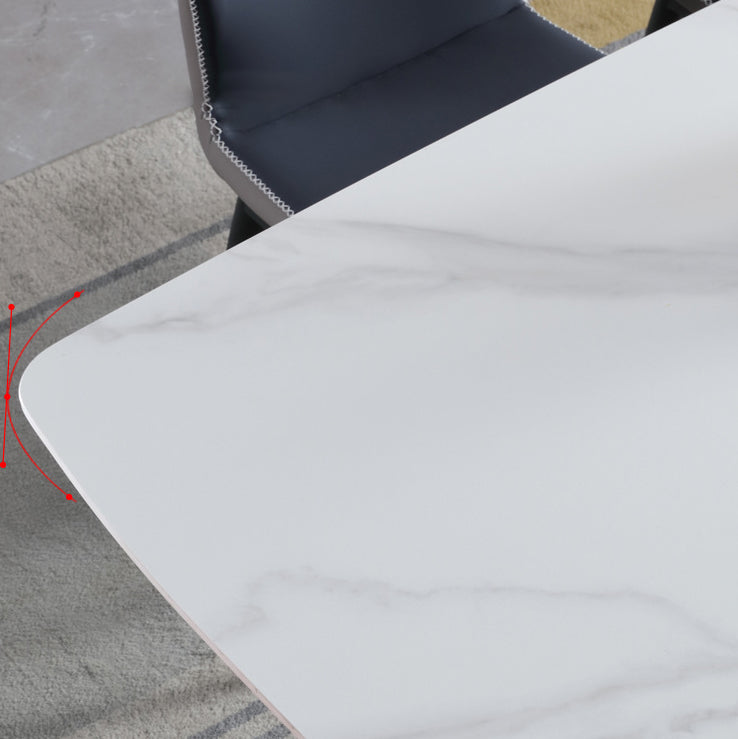 Contemporary Metal Dining Room Set 1/2/5/7 Pieces Dining Set for Home Use Clearhalo 'Dining Room Sets' 'Dining Tables & Seating' 'dining_room_set' 'furn' 'furn_dining_room_set' 'Furniture' 'furniture_dining_room_set' 'Kitchen & Dining Furniture' 5085790