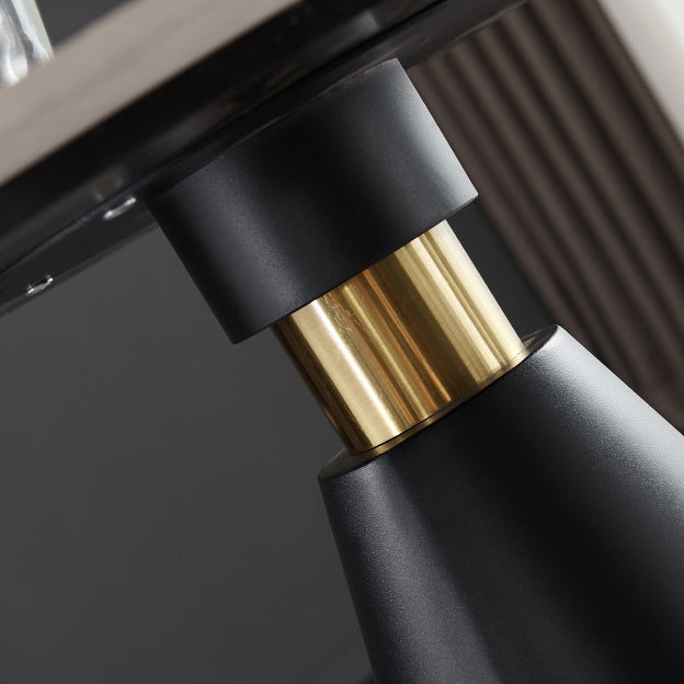 Glam Round Sintered Stone Dining Table Set 1/2/3/4 Pieces Dining Set for Home Use Clearhalo 'Dining Room Sets' 'Dining Tables & Seating' 'dining_room_set' 'furn' 'furn_dining_room_set' 'Furniture' 'furniture_dining_room_set' 'Kitchen & Dining Furniture' 5085834